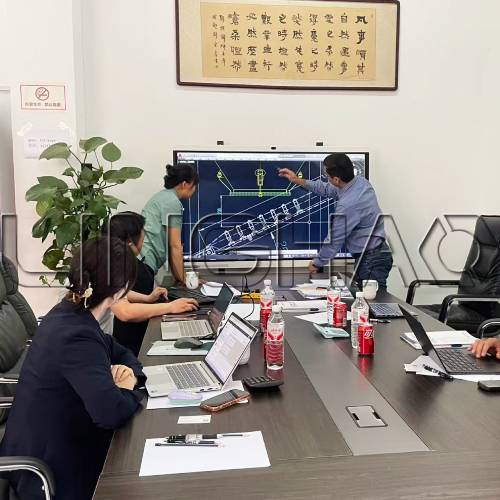 Technical discussion between LINGHAO engineers and Australian client